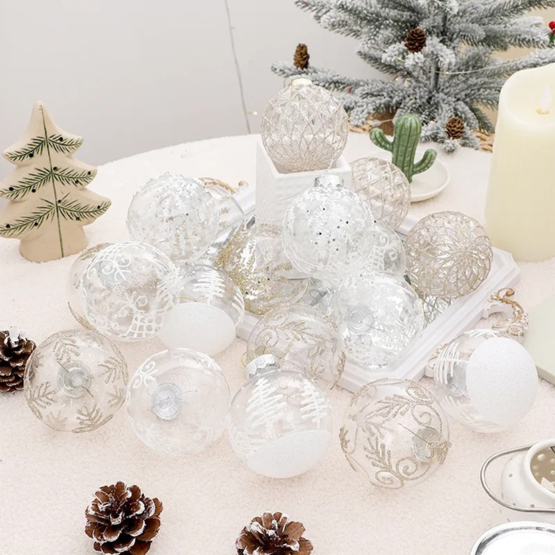 Bolas para Árvore de Natal Luxo com 9 Peças