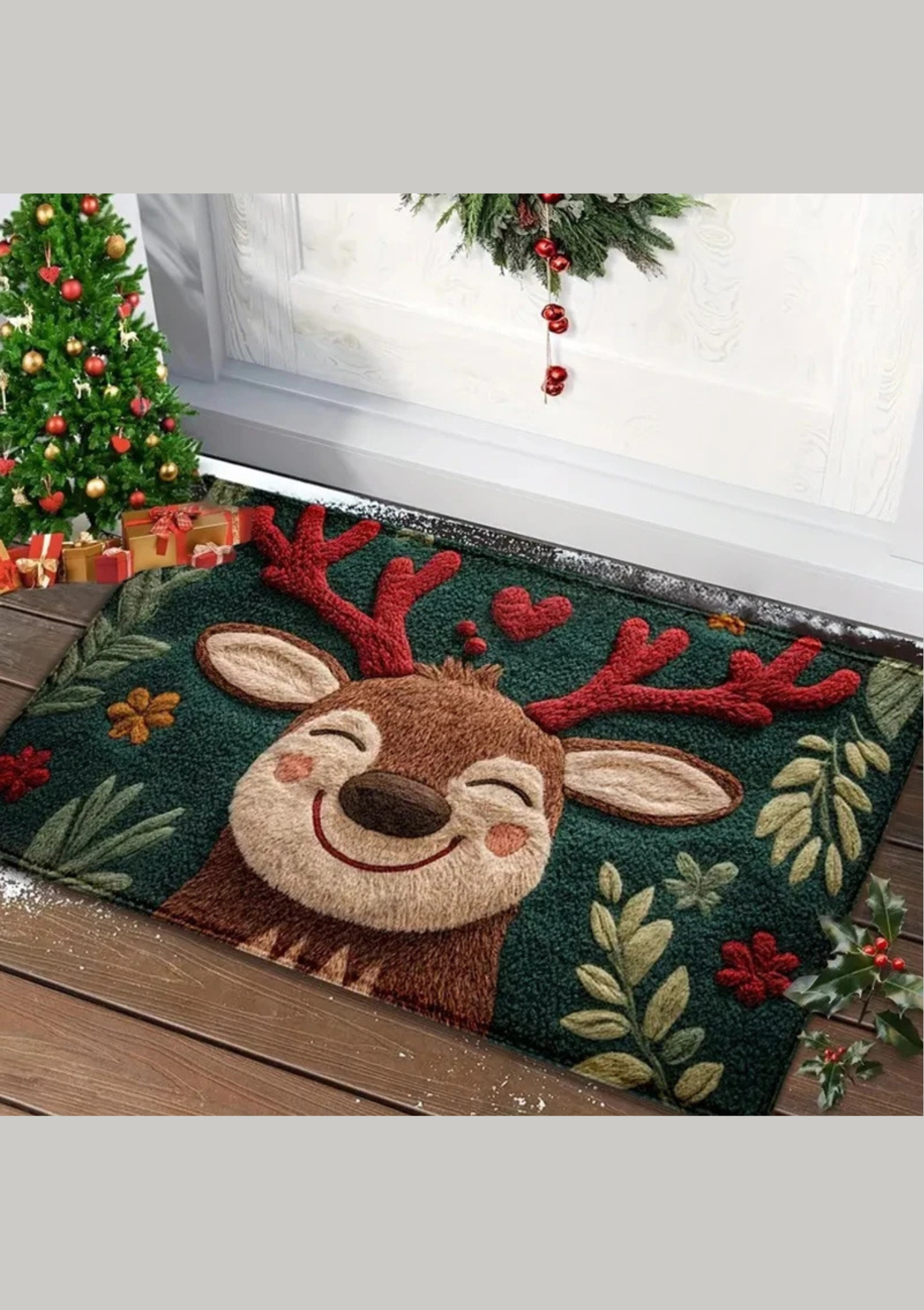 Tapete de Porta Feliz Natal