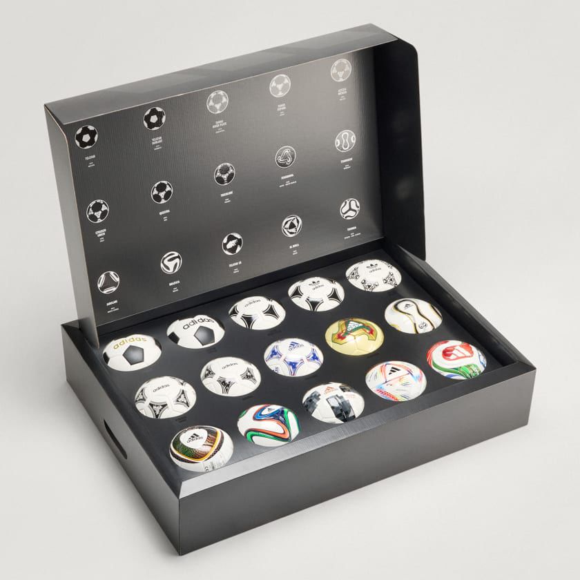 Kit de Minibolas Históricas da Copa do Mundo